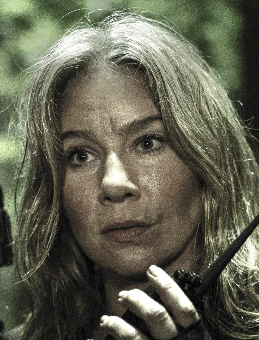 Imagen interactiva de Leah Shaw con sus respectivos datos como edad, arma y breve biografía