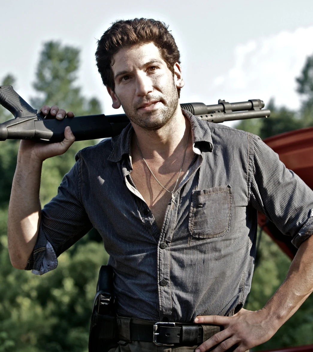 Imagen interactiva de Shane Walsh con sus respectivos datos como edad, arma y breve biografía